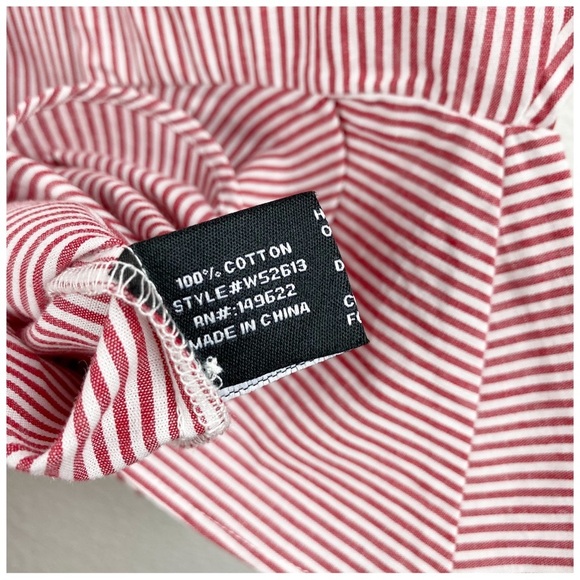 NWT Walter Baker Hilary Tunic in Red/White Stripe Size Large - Picture 9 of 10